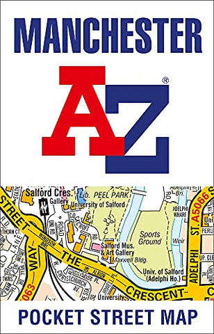 Manchester A-Z Pocket Street Map