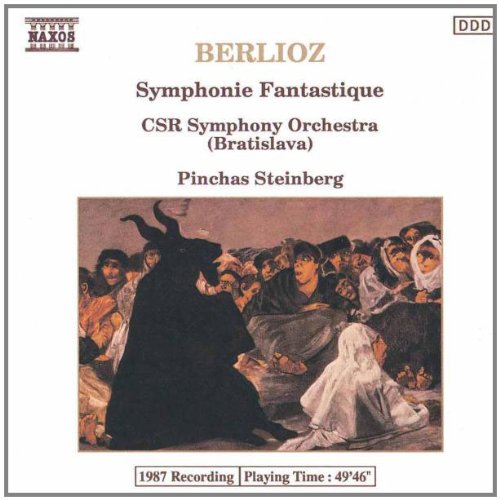 CD cover for Berlioz’s “Symphonie Fantastique” featuring a demonic figure.