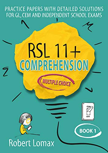 RSL 11+ Comprehension, Multiple Choice : Book 1 : 1