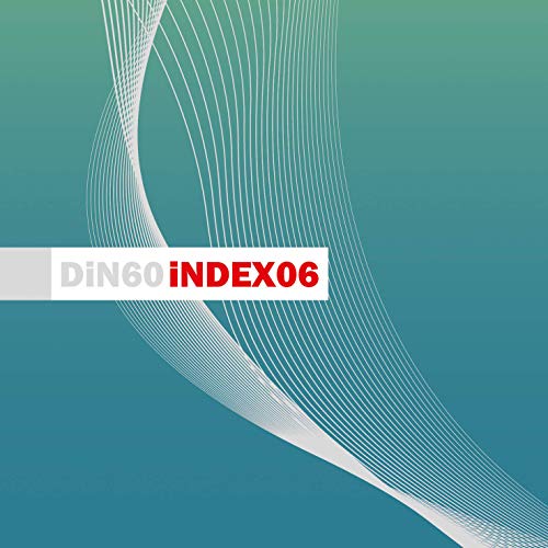 CD cover for “Index 06” with abstract white lines on teal background.