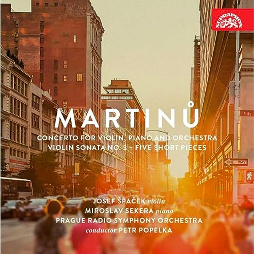 Josef Spacek Miroslav Sekera - Martinu Concerto for Piano Violin and Orchestra [CD]