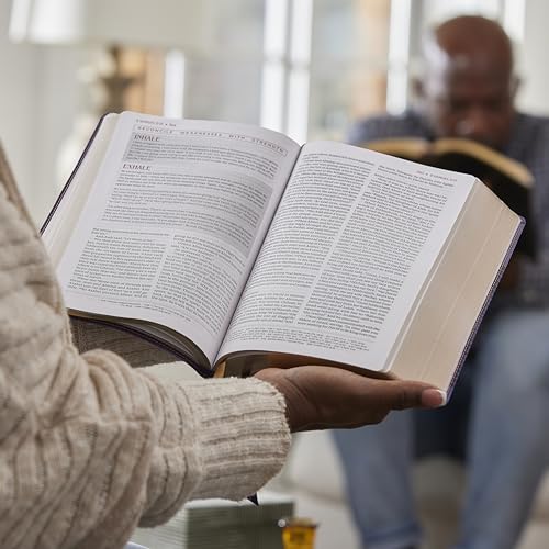 The Breathe Life Holy Bible: Faith in Action (NKJV, Purple Leathersoft, Red Letter, Comfort Print)