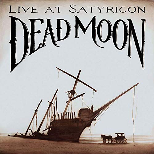 CD cover for Dead Moon’s “Tales from the Grease Trap” with a shipwreck.