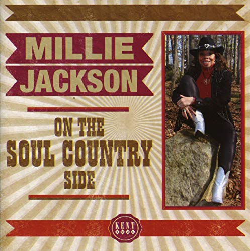 CD cover for Millie Jackson’s “Loving Arms” featuring her in a hat and boots.