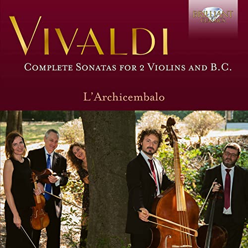 CD cover featuring classical musicians with string instruments, Vivaldi title.