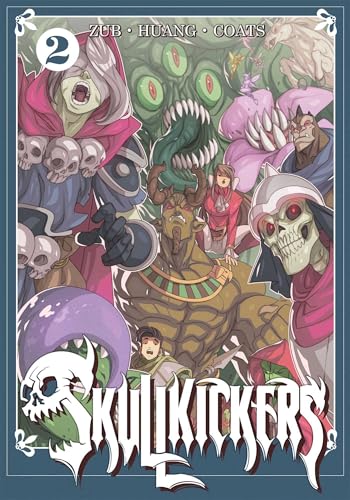 Fantasy comic book cover featuring adventurers and monstrous creatures.