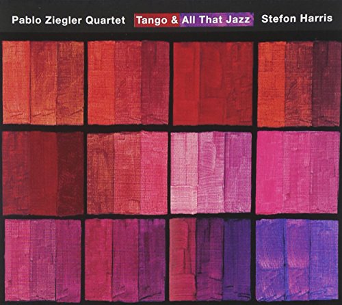 CD cover with abstract grid of textured red and purple squares.