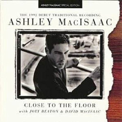CD cover for Ashley MacIsaac’s “Close to the Floor” featuring a portrait.