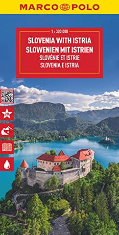 Slovenia and Istria Marco Polo Map: 1:250000 (Marco Polo Maps): Wegenkaart Schaal 1 : 250.000
