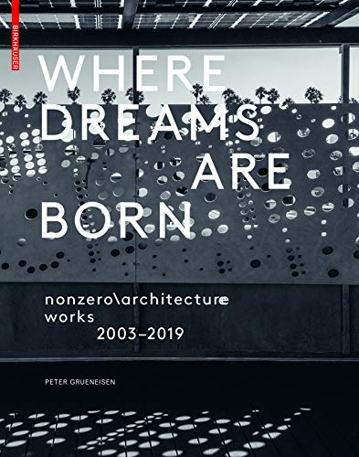 Book cover: architectural designs with perforated metal and bold white text.