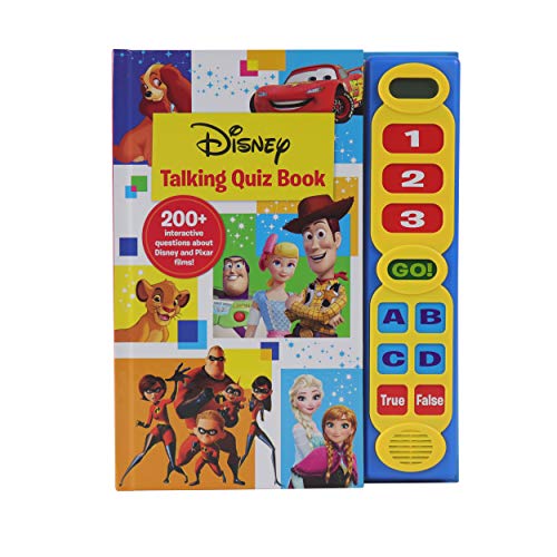 Disney Frozen, Toy Story, and More! - Talking Quiz Sound Book - Over 200 Interactive Questions on Disney and Pixar Films - PI Kids (Play-A-Sound)