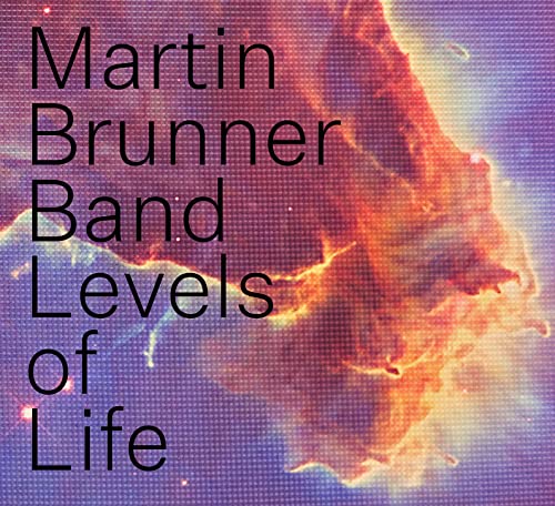 CD cover for Martin Brunner Band’s “Levels of Life” with nebula image.