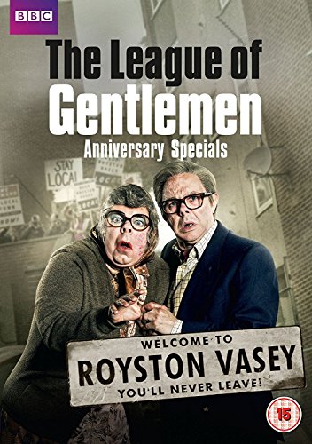 DVD cover for “The League of Gentlemen: Anniversary Specials” featuring characters.