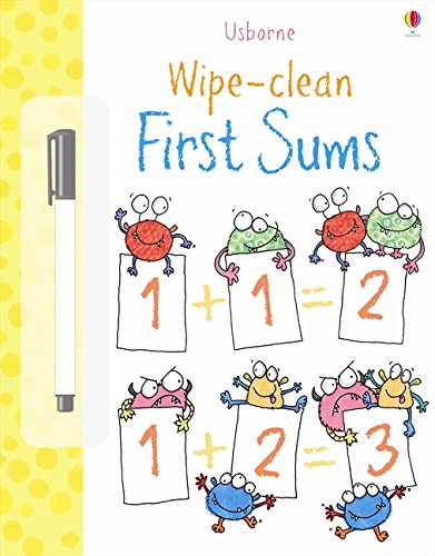 Wipe Clean: First Sums (Usborne Wipe Clean Books)