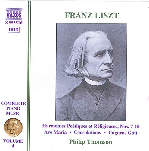 Thomson - LISZT: Harmonies Poetiques et Religieuses Nos. 7-9 / Consolations / Ave Maria [CD]
