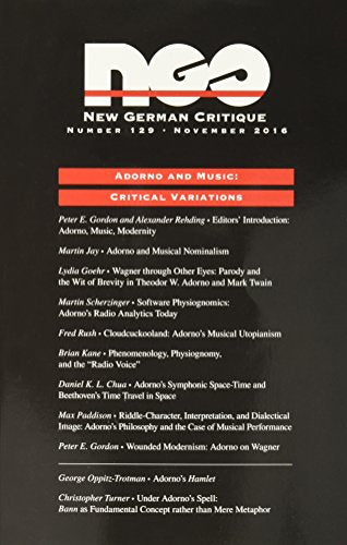 Adorno and Music: Critical Variations