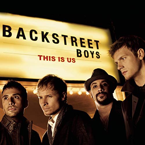 Backstreet Boys “This Is Us” CD cover with band members’ portraits.