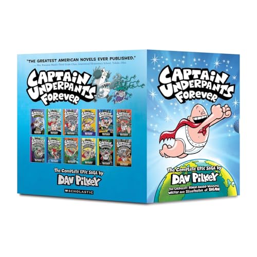 Captain Underpants Forever Box set (#1-12) [Gebundene Ausgabe] [2026] Pilkey, Dav