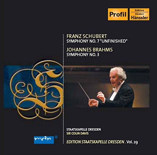 Staatskapelle Dresdendavis - Schubert/ Brahms: Staat Dres 29 (Schubert: Symphony No.8/ Brahms: Symphony No.3) [CD]