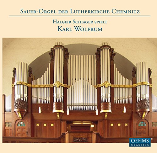CD cover featuring a large pipe organ in a church setting.