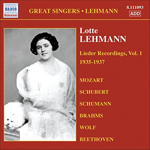 Lotte Lehmann - Lotte Lehmann, Vol. 1 [CD]