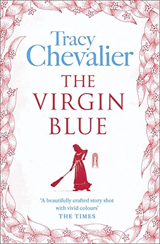 Book cover with blue dominant colors, featuring a woman or feminine theme likely.