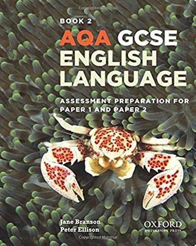 Textbook cover for AQA GCSE English Language, featuring a crab.