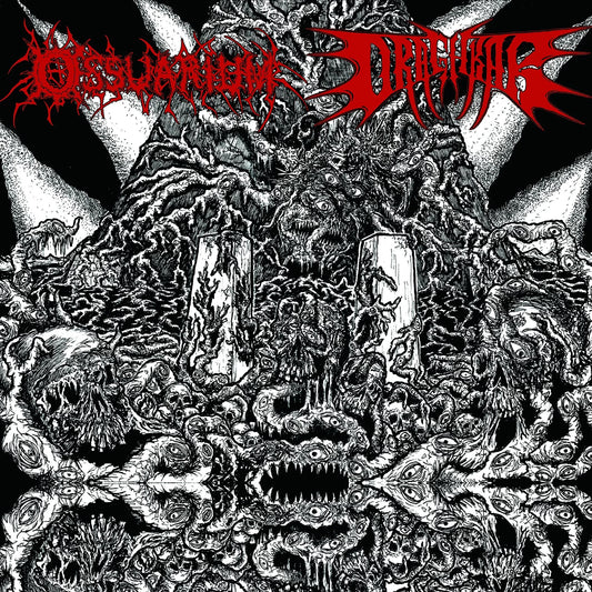 Ossuarium / Draghkar - Calcified Trophies Of Violence / World Unraveled [VINYL]