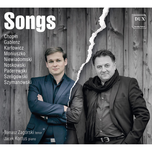 Tomasz Zagorski Jacek Kortus - Songs (chopin Moniuszko Szym [CD]