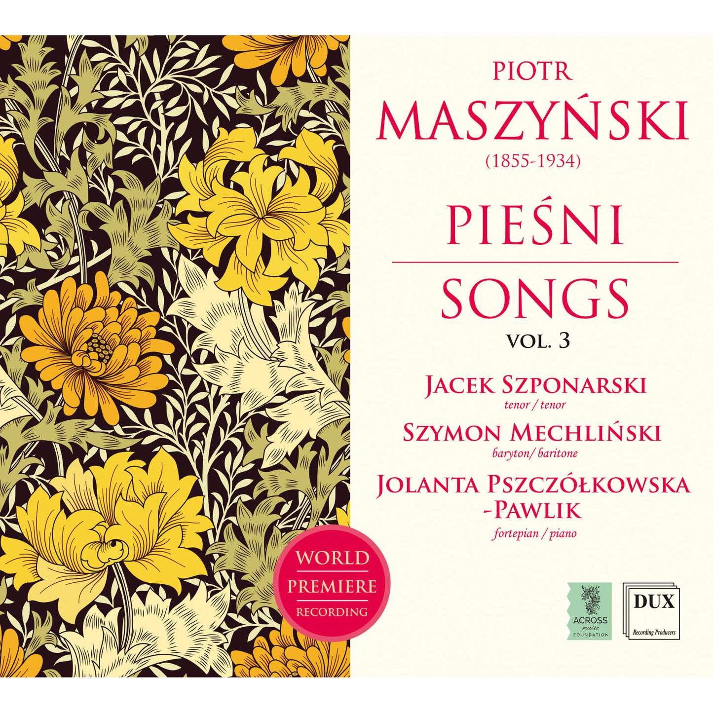 Jacek Szponarski Szymon Mechl - Maszynski Songs Vol. 3 [CD]