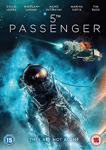 DVD cover for 5th Passenger featuring an astronaut in space with a damaged ship.