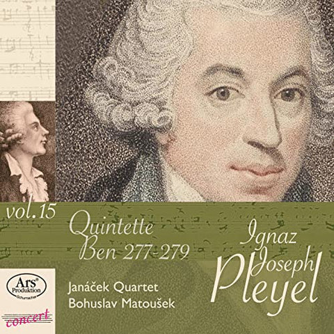 Janacek Quartet - Ignaz Joseph Pleyel: String Quintets Ben 277 /Ben 278/ Ben 279 [CD]