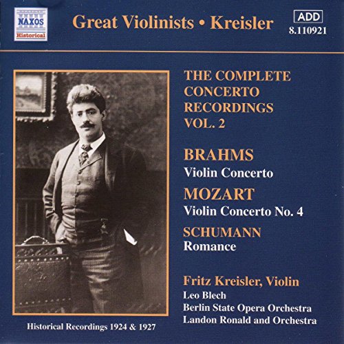 Kreisler - Fritz Kreisler - Complete Concerto Recordings, Volume 2 [CD]