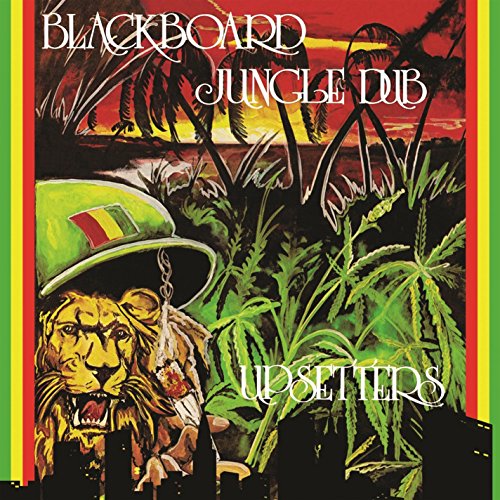 Record cover: lion with hat, jungle background, and text "Blackboard Jungle Dub".