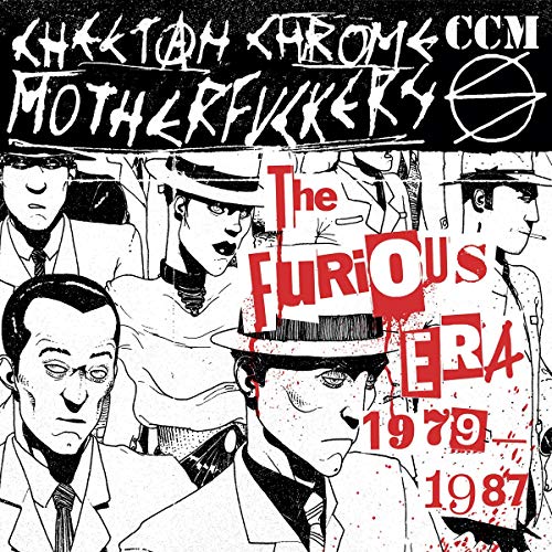 Black and white album cover with cartoon figures and red text: "Furious Era".