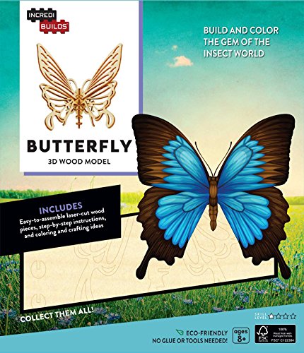 IB: BUTTERFLY 3D WOOD MODEL