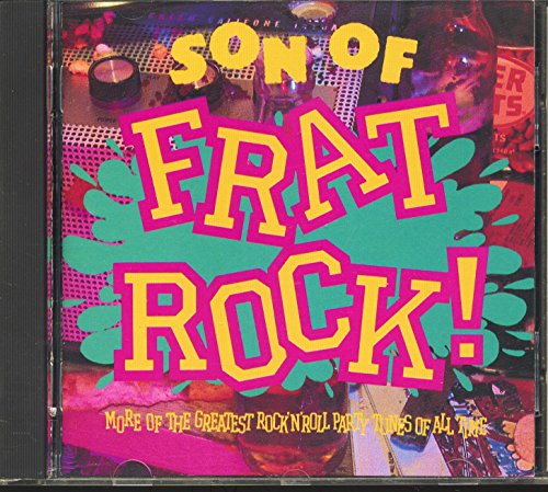 CD case with colorful text "Son of Frat Rock!" and a crowd scene.