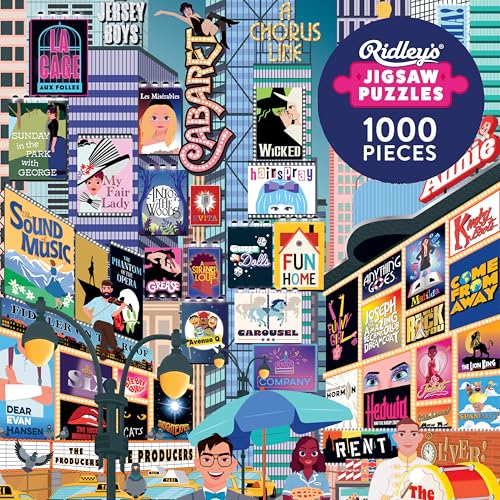 50 Must-See Musicals Bucket List 1000-Piece Puzzle