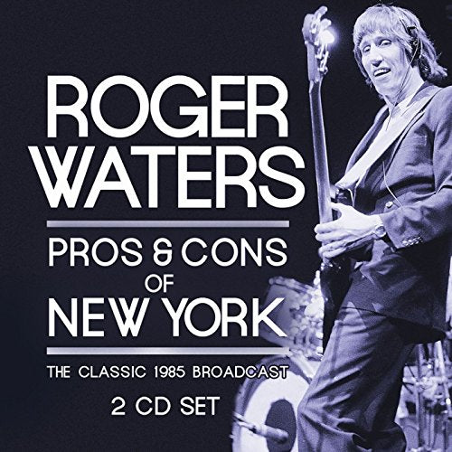 Roger Waters album cover, "Pros & Cons of New York," featuring a portrait.