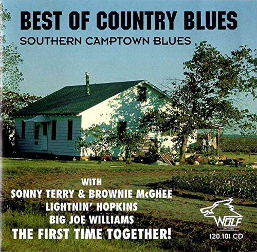 CD cover: rural house, text “Best of Country Blues,” and artist names.