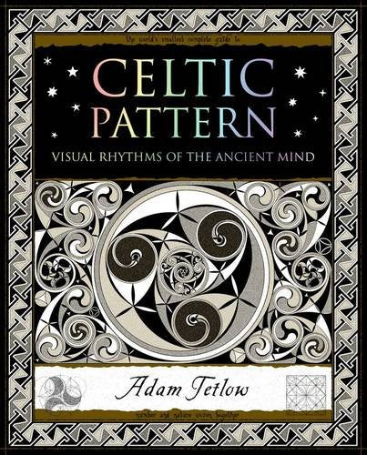 Image of book cover featuring intricate Celtic patterns and designs on a muted background.