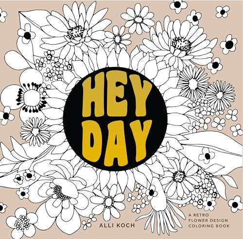 Heyday: A Coloring Book with Midcentury Designs and Floral Patterns
