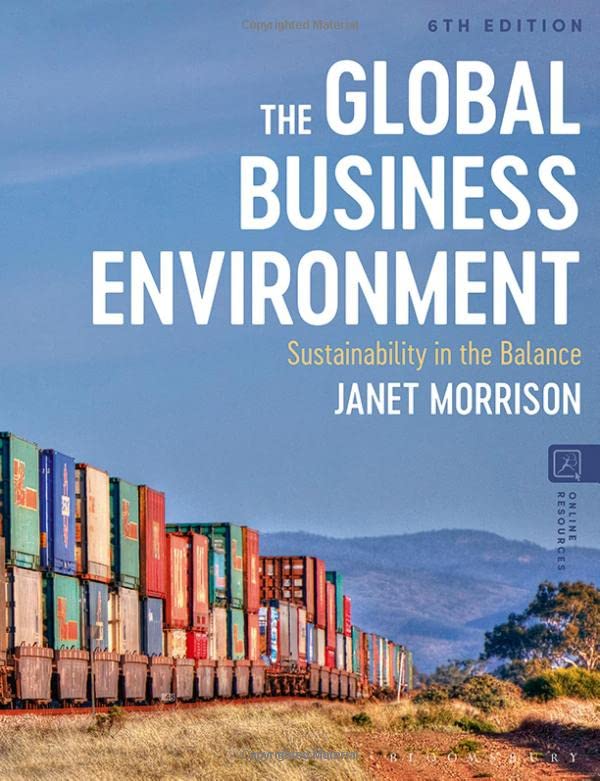 The Global Business Environment: Sustainability in the Balance