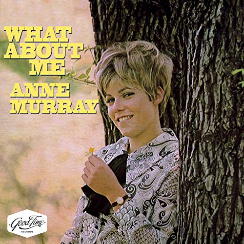Album cover for Anne Murray’s “What About Me” with a portrait and tree.