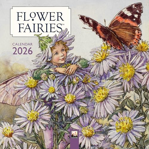 Flower Fairies Mini Wall Calendar 2026 (Art Calendar) [Calendar] [2025] Flame Tree Studio