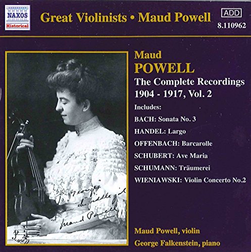 CD cover for Maud Powell’s complete recordings, 1904-17, featuring her portrait.