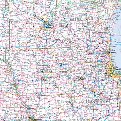 Rand McNally Easy to Read: Central United States Folded Map