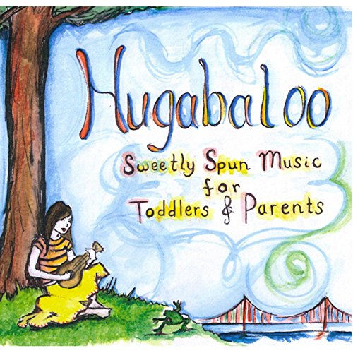 CD cover: girl with ukulele under a tree, bridge in background.