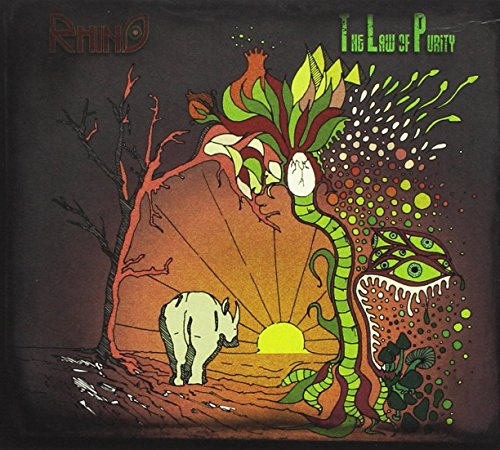 CD cover: Rhino album "The Law of Purity" with surreal, colorful artwork.
