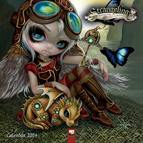 Strangeling by Jasmine Becket-Griffith Wall Calendar 2024 (Art Calendar): Original Flame Tree Publishing-Kalender [Kalender]